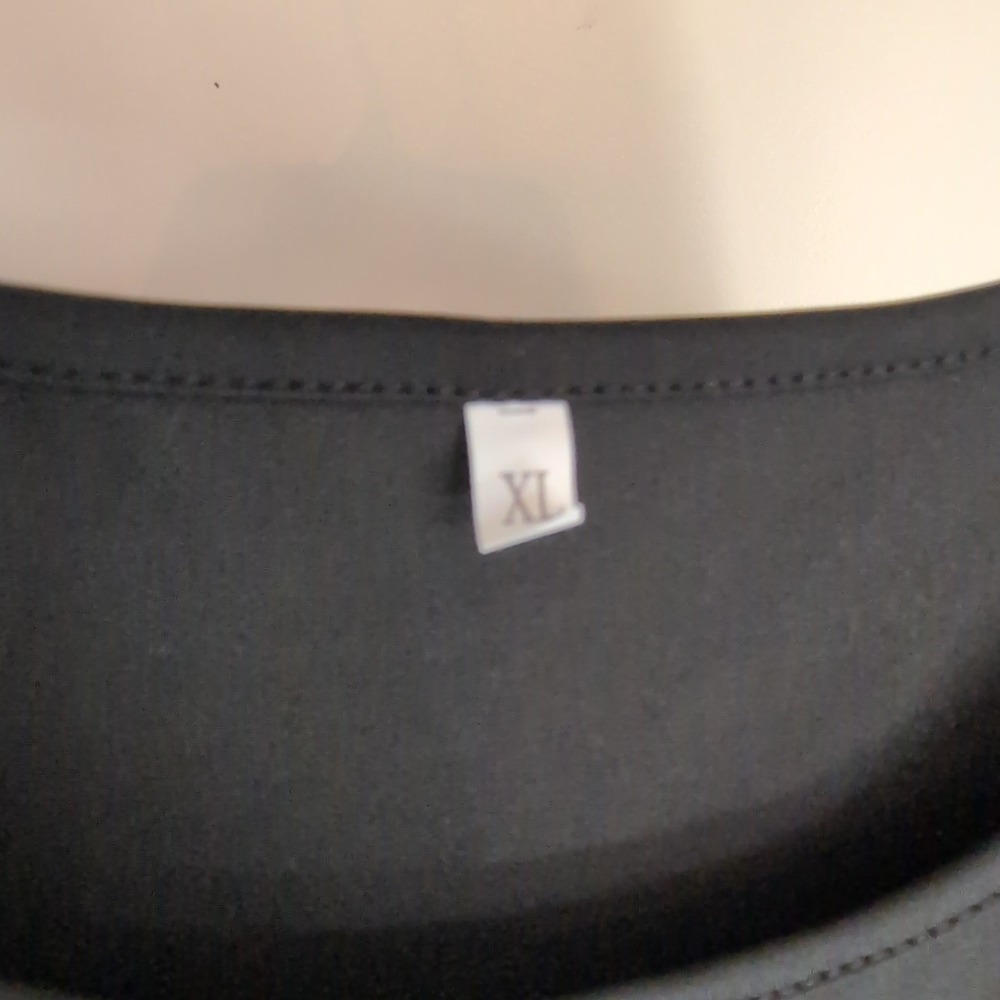 Chic black and Ivory‎ floral colorblock Maxi dress soft knit top belted waist - Picture 2 of 7
